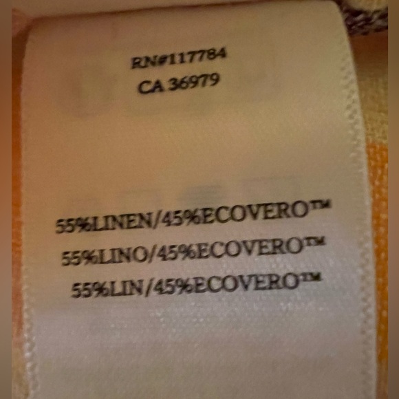 NEW! RAILS Christy Top in Linen Papaya Stripe size Small - Picture 9 of 9